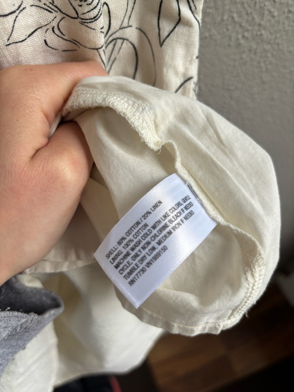 a new day Linen/Cotton Dress XS - Picture 5 of 5